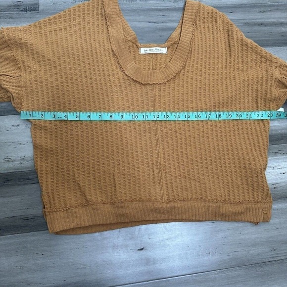 NEW Free People New Magic Thermal Top Women's We The Free in Pretty Penny Size S - Picture 6 of 7